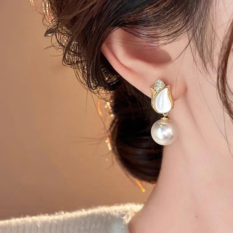 Beth Jewelry Pearl Earrings Women's-2