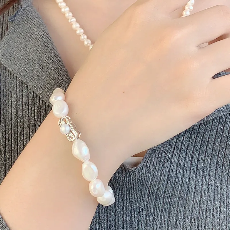 Beth Jewelry Pearl Bracelets Unisex-5