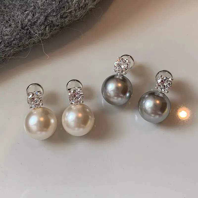 Beth Jewelry Pearl Stud Earrings Women's-3