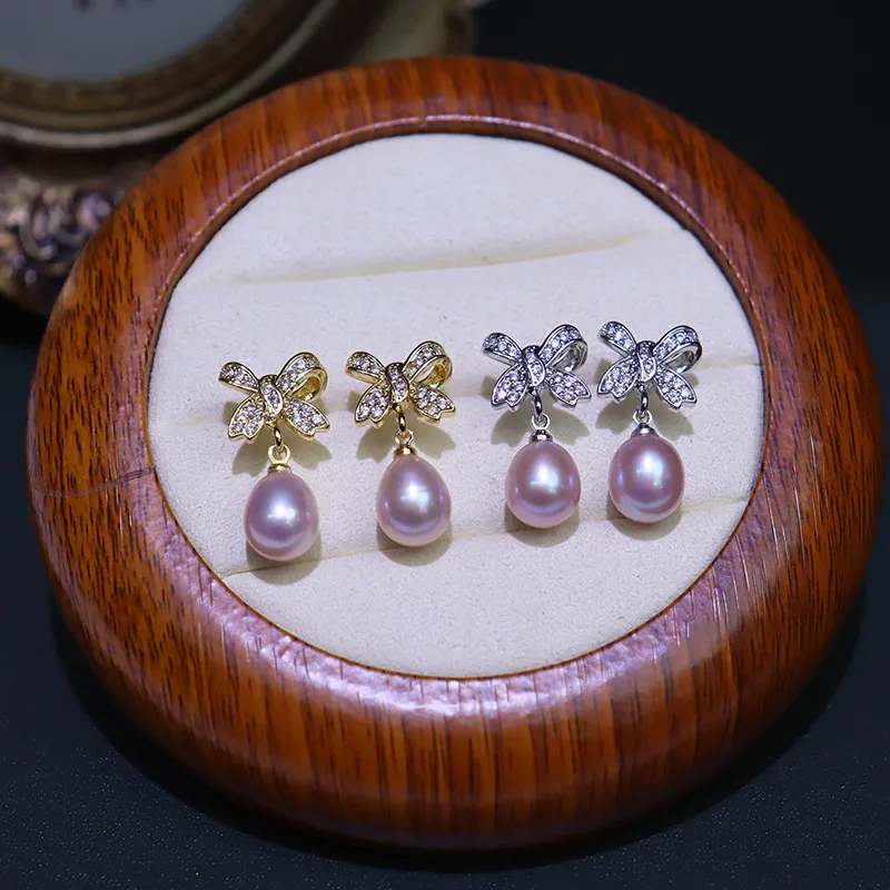 Beth Jewelry Pearl Stud Earrings Women's-2