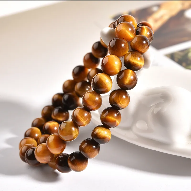 Beth Jewelry Tiger's Eye Stone Bracelets Unisex-5
