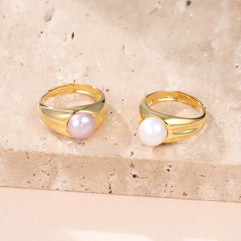 Beth Jewelry Pearl Rings Women's-1