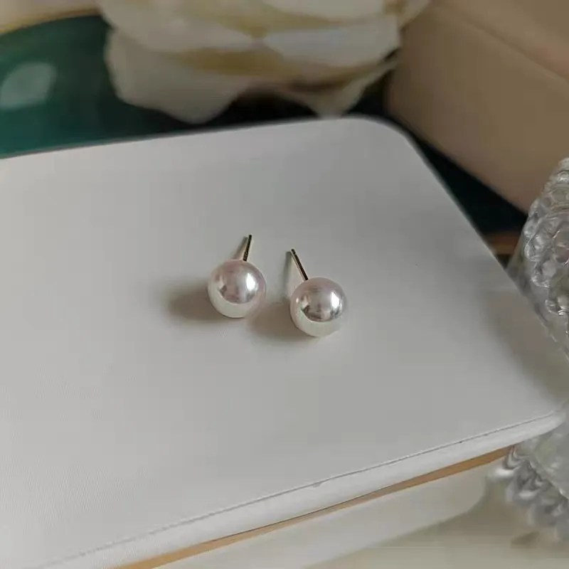 Beth Jewelry Pearl Stud Earrings Women's-1