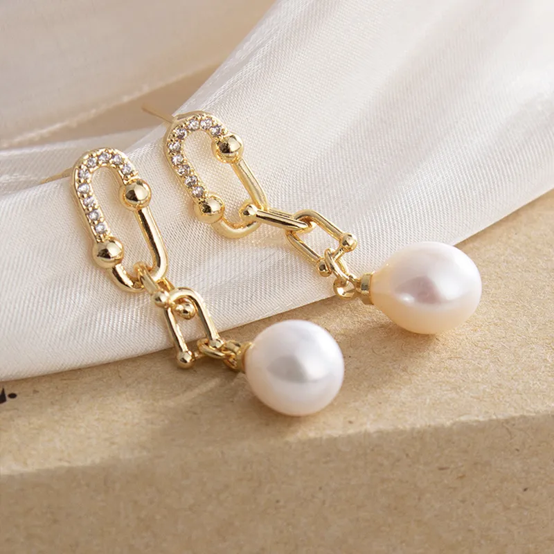 Beth Jewelry Pearl Earrings Women's-3