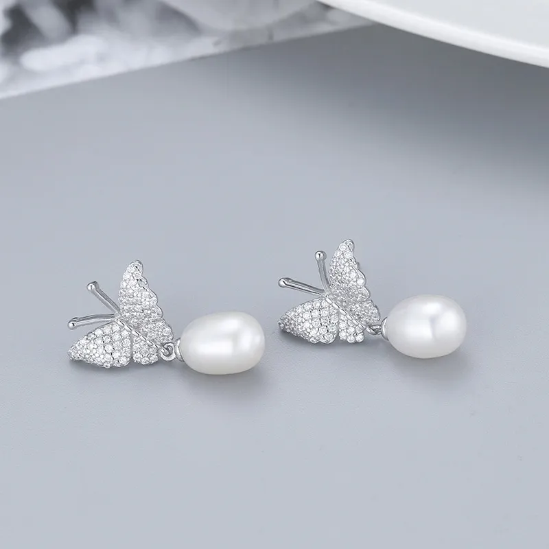 Beth Jewelry Pearl Stud Earrings Women's-3