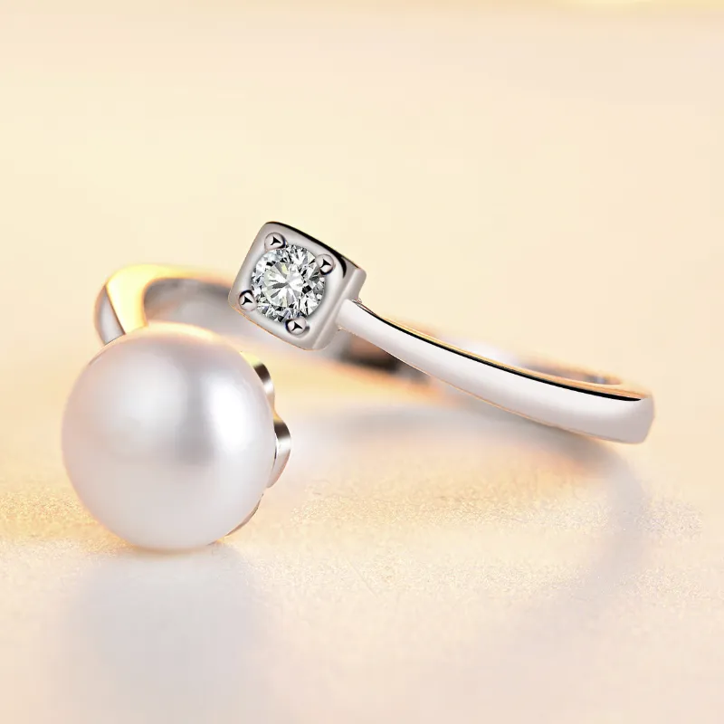Beth Jewelry Pearl Rings Women's-5