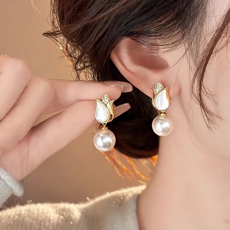 Beth Jewelry Pearl Earrings Women's-1