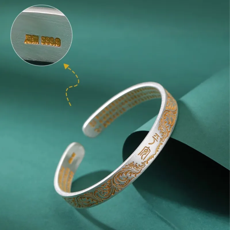 Beth Jewelry 999 Fine Silver Bangles Women's-5