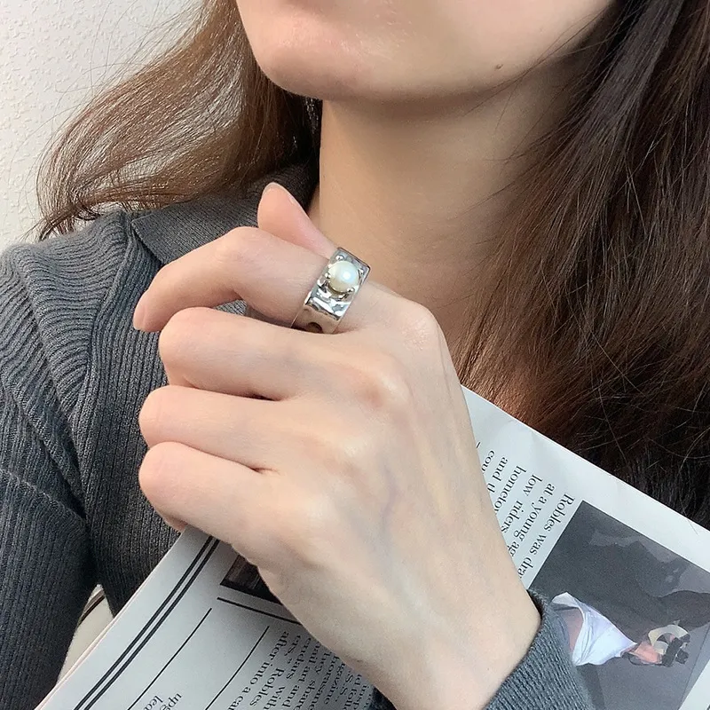 Beth Jewelry Pearl Rings Women's-5