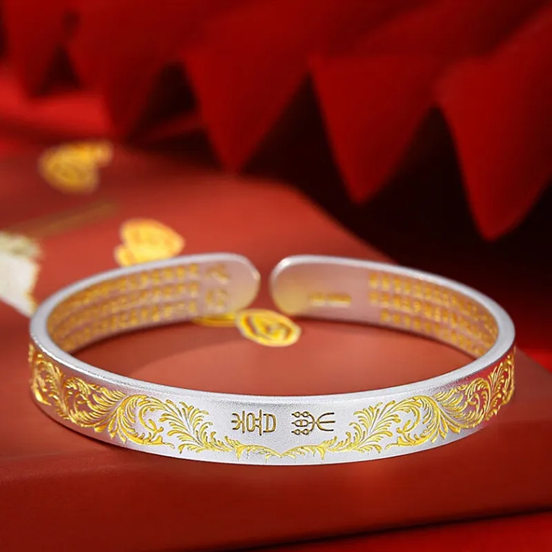 Beth Jewelry 999 Fine Silver Bangles Women's-8