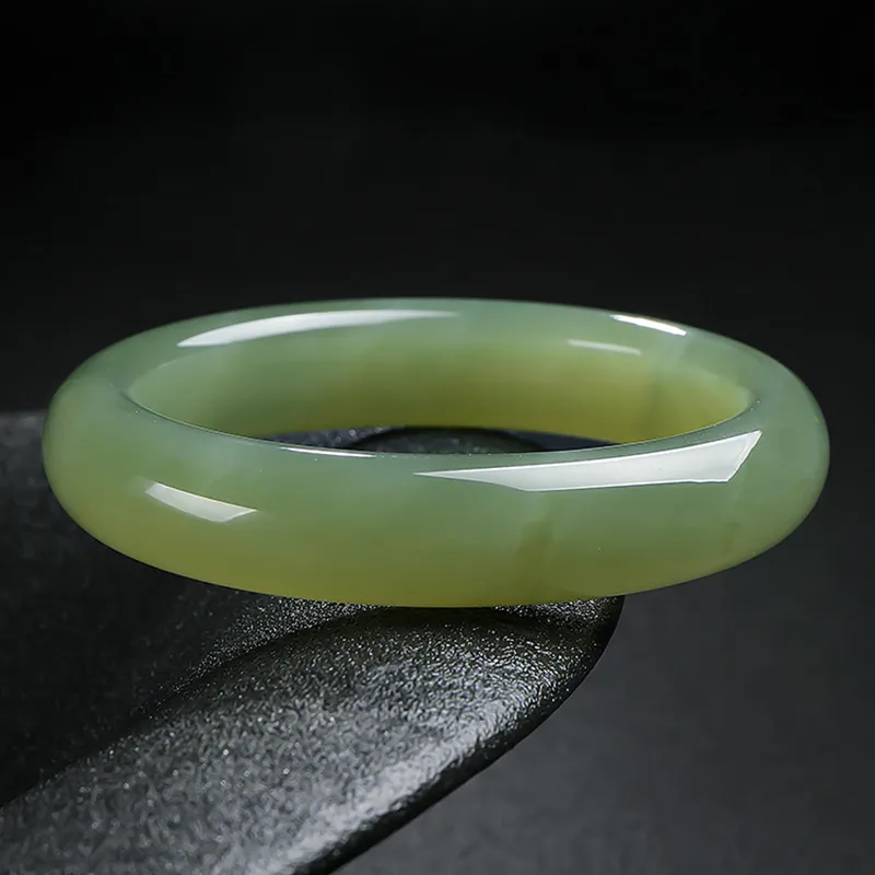 Beth Jewelry Hetian Jade Bangles Green Jade Women's-2