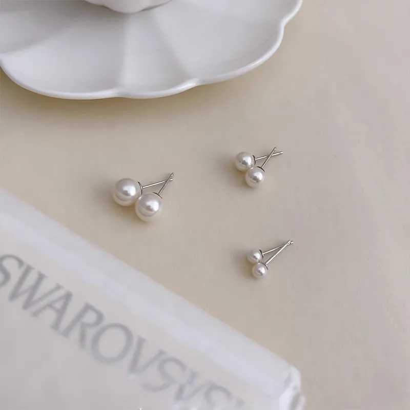 Beth Jewelry Pearl Stud Earrings Women's-3