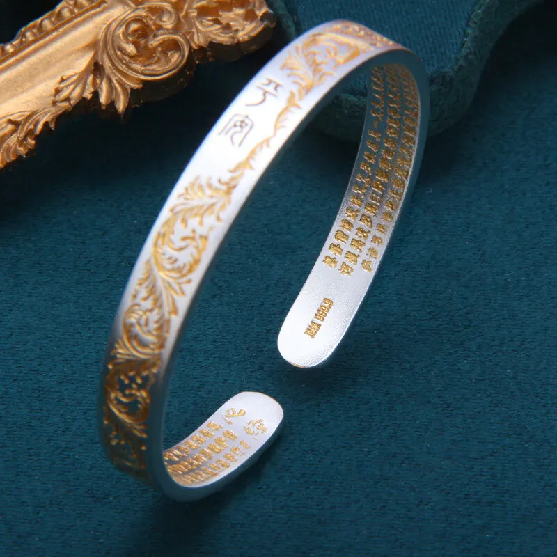 Beth Jewelry 999 Fine Silver Bangles Women's-3