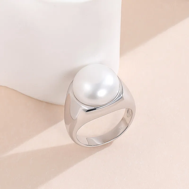 Beth Jewelry Pearl Rings Women's-5