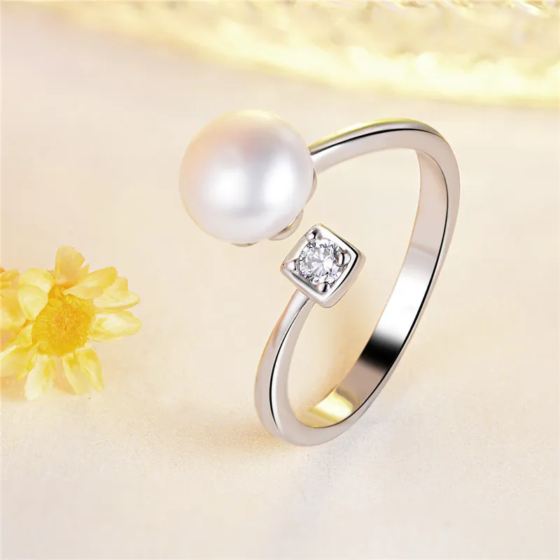 Beth Jewelry Pearl Rings Women's-3