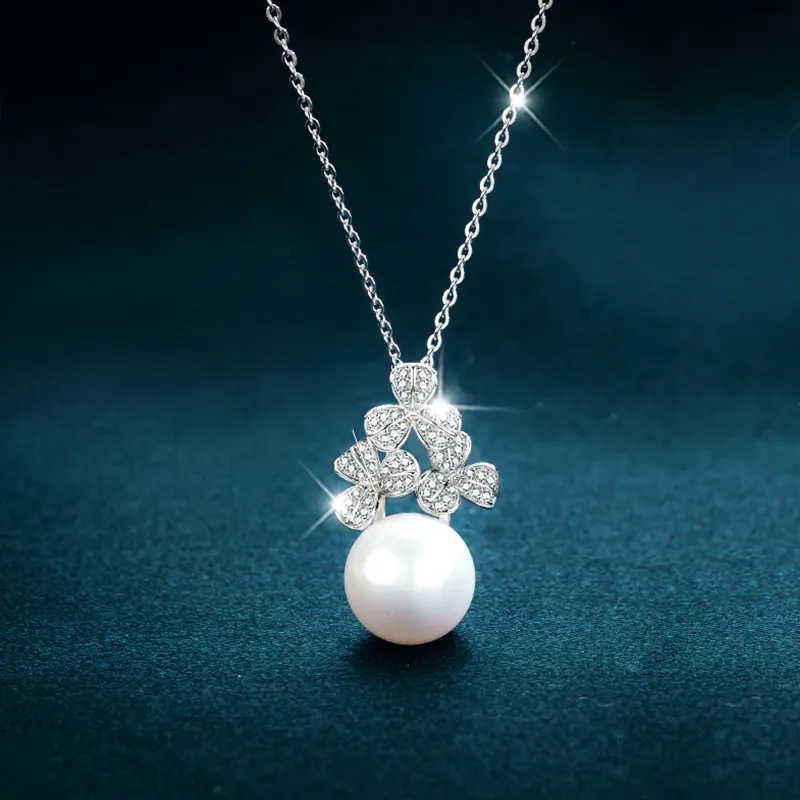 Beth Jewelry Pearl Necklace Stud Earrings Women's-1