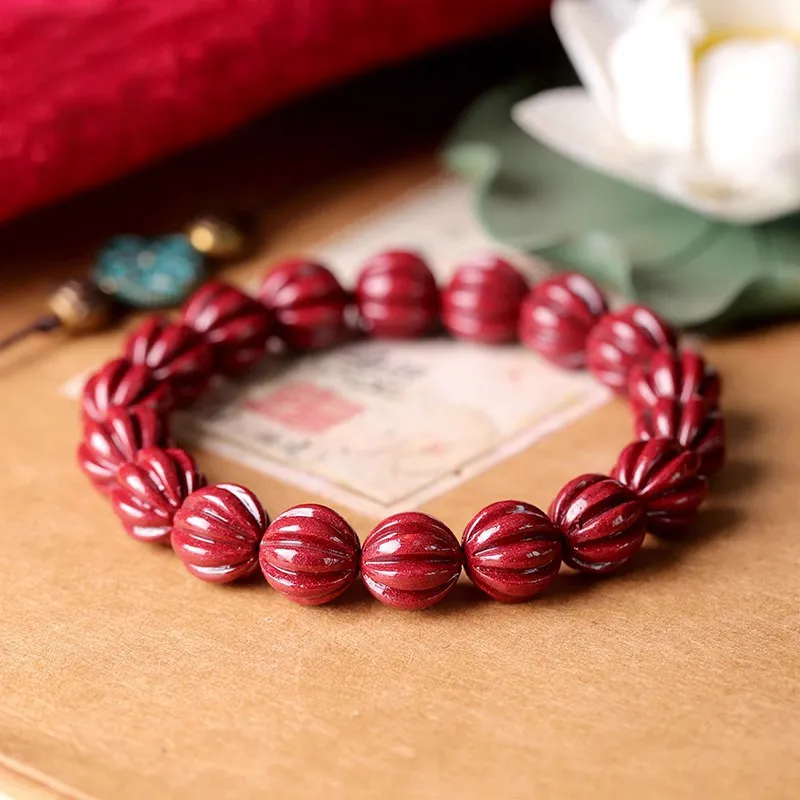 Beth Jewelry Cinnabar Jade Bracelets Unisex-22
