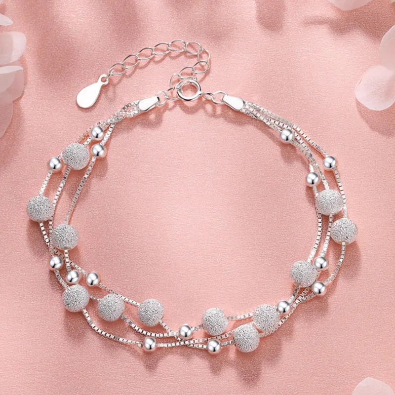 Beth Jewelry 990 Silver Bracelets Women's-4