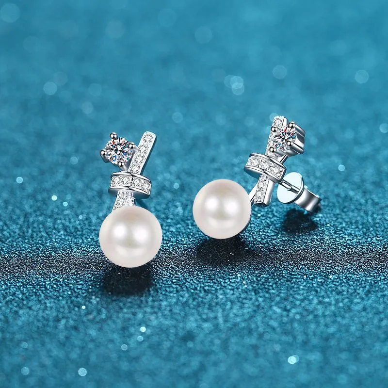 Beth Jewelry Pearl Stud Earrings Women's-3