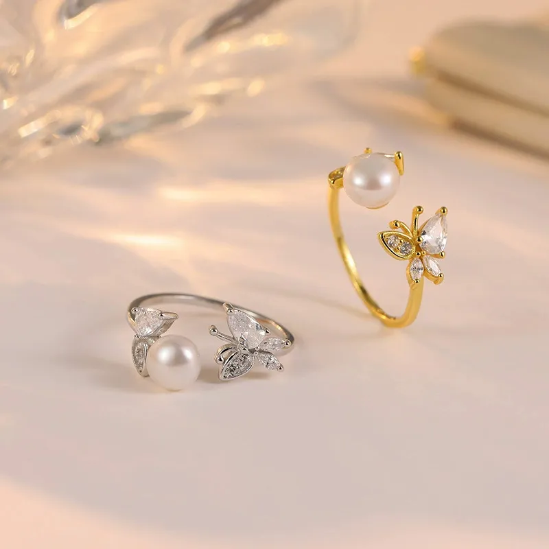 Beth Jewelry Pearl Rings Women's-3