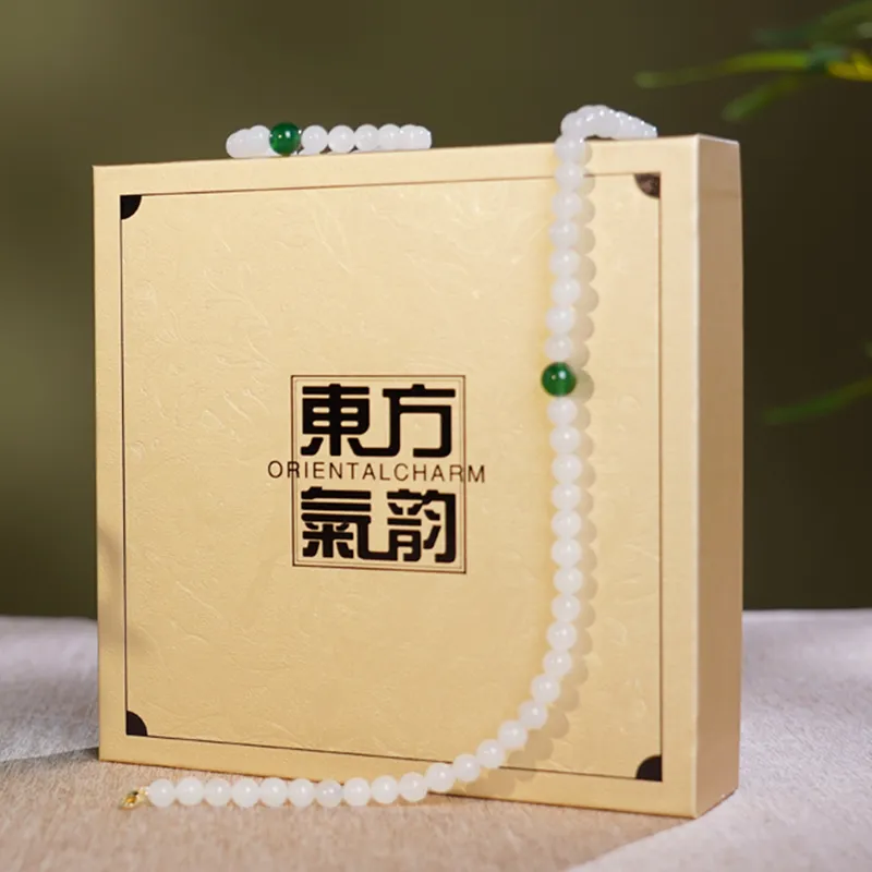 Beth Jewelry Golden Silk Jade Necklaces Women's-1