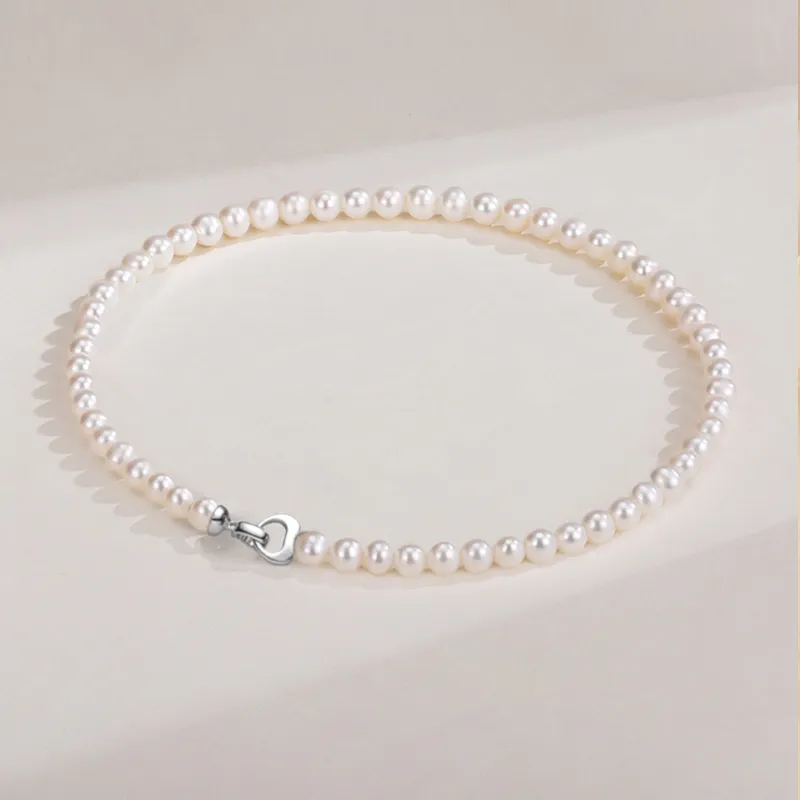 Beth Jewelry Freshwater Pearl Necklace Stud Earrings And Bracelet Set Women's-6