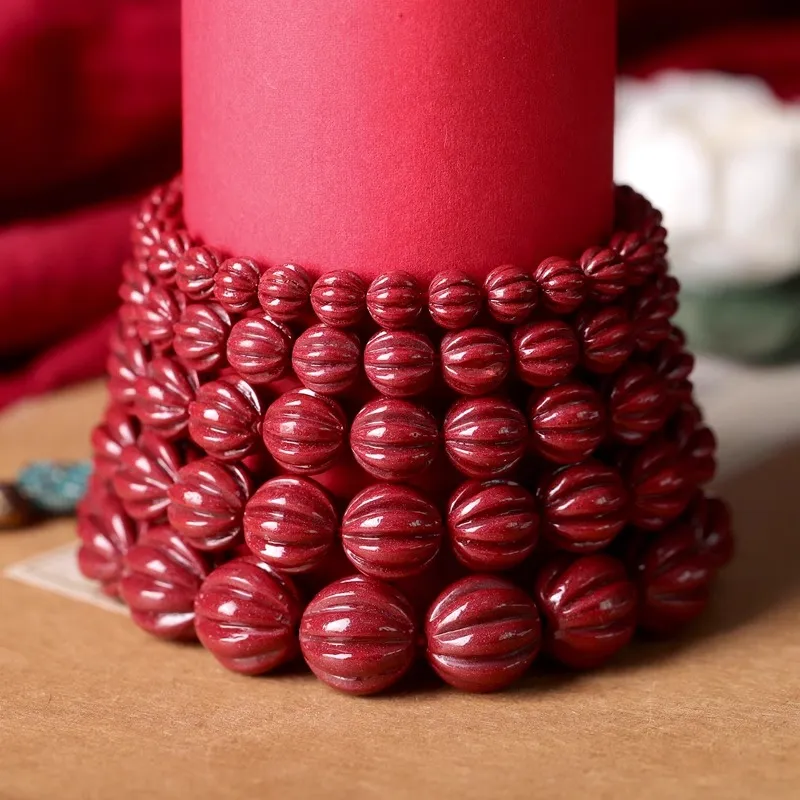 Beth Jewelry Cinnabar Jade Bracelets Unisex-27