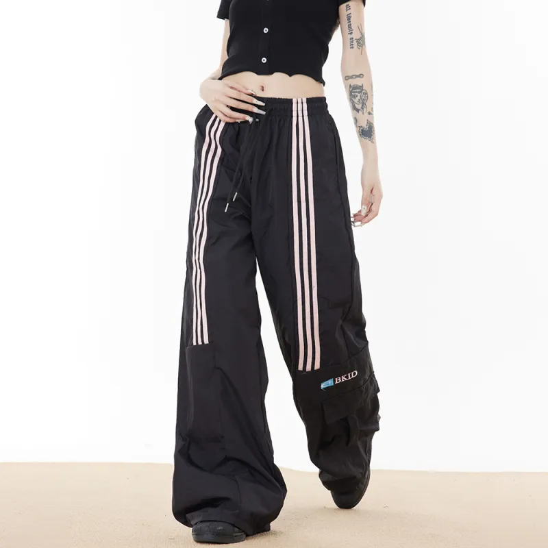 DARKCIRCLE Casual Pants Unisex Navy Blue-8