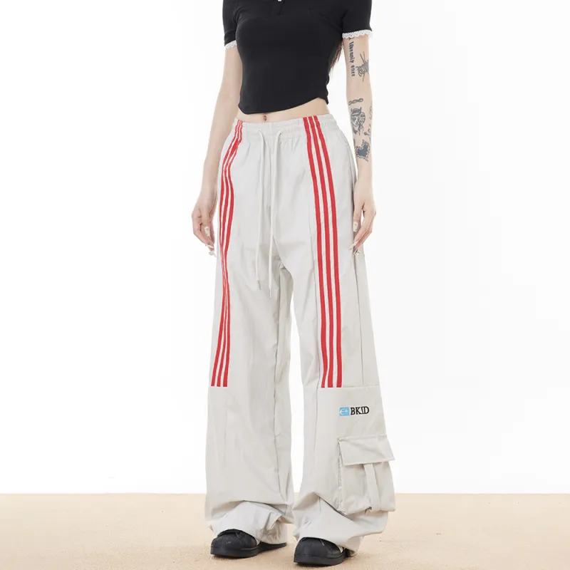DARKCIRCLE Casual Pants Unisex Navy Blue-20