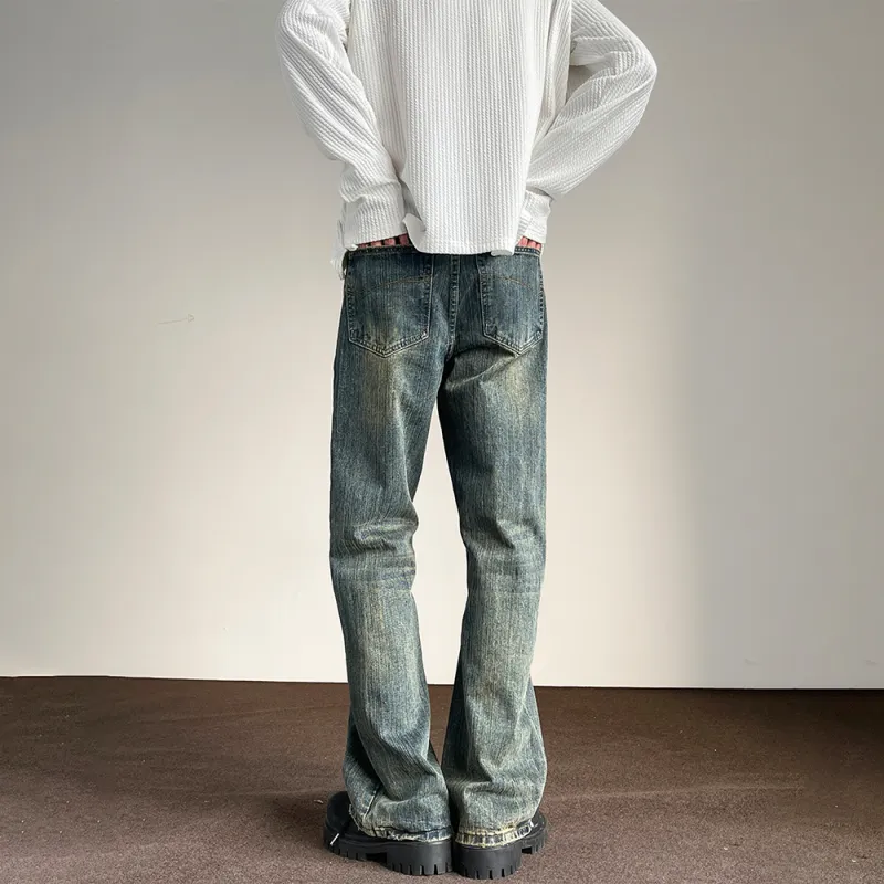 DARKCIRCLE Jeans Unisex Washed Blue-6
