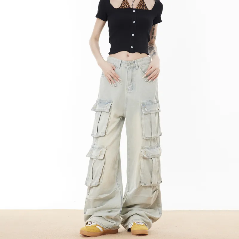 DARKCIRCLE Jeans Unisex Blue-3
