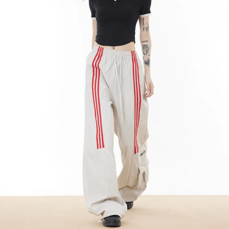 DARKCIRCLE Casual Pants Unisex Navy Blue-22