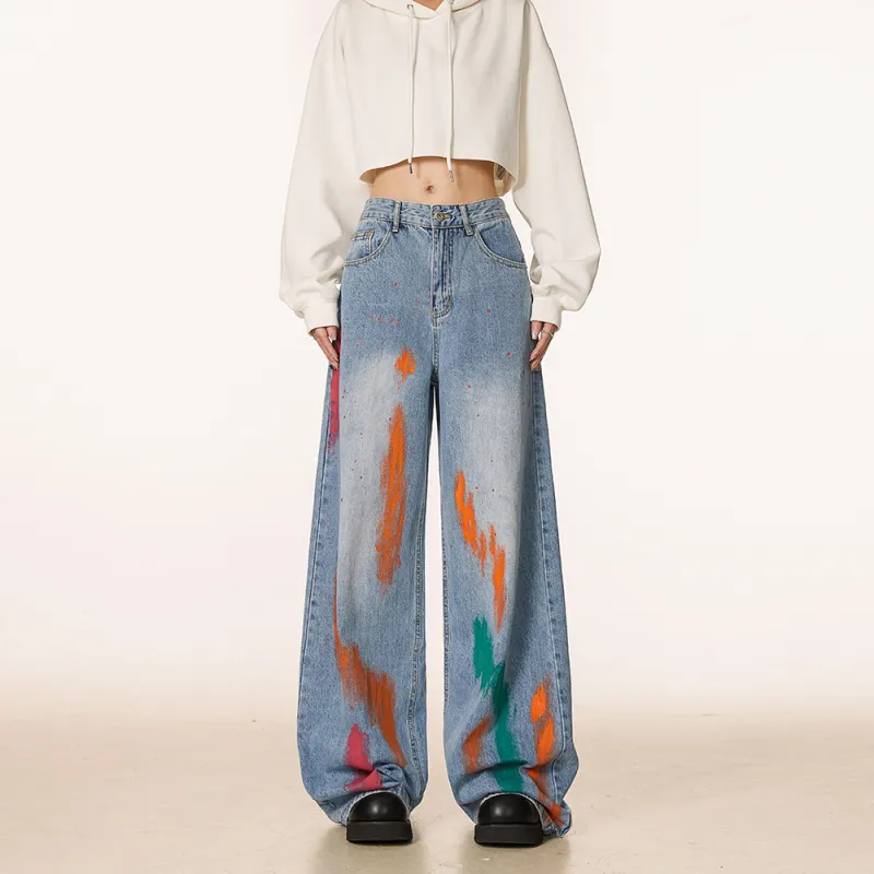 DARKCIRCLE Jeans Unisex Light Blue-3