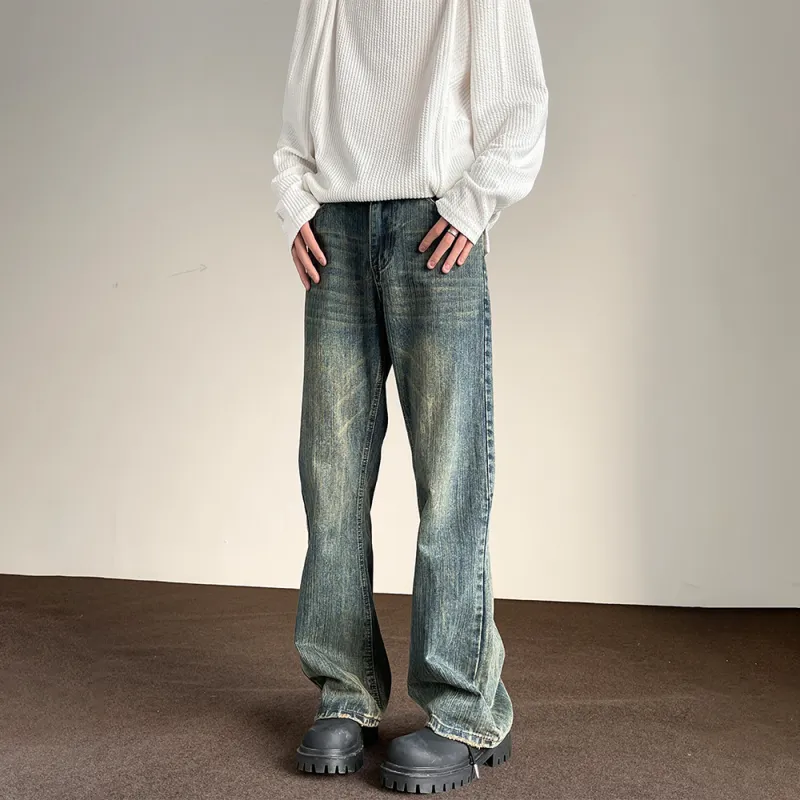 DARKCIRCLE Jeans Unisex Washed Blue-3