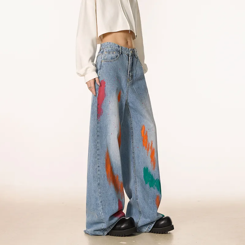 DARKCIRCLE Jeans Unisex Light Blue-4