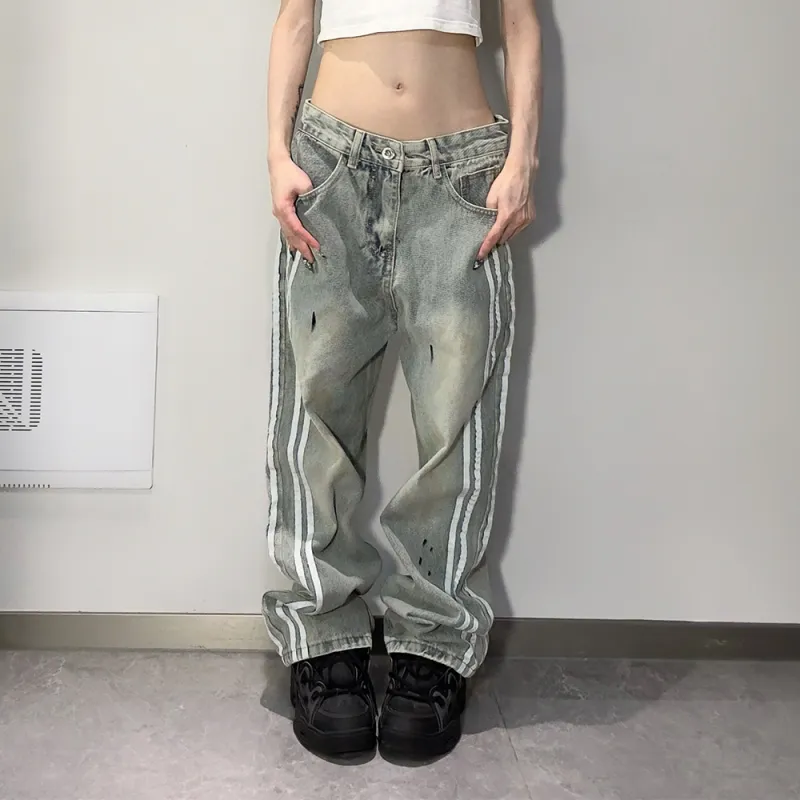 DARKCIRCLE Jeans Unisex Light Blue-3
