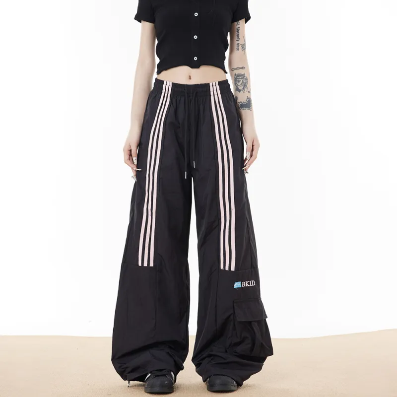 DARKCIRCLE Casual Pants Unisex Navy Blue-9