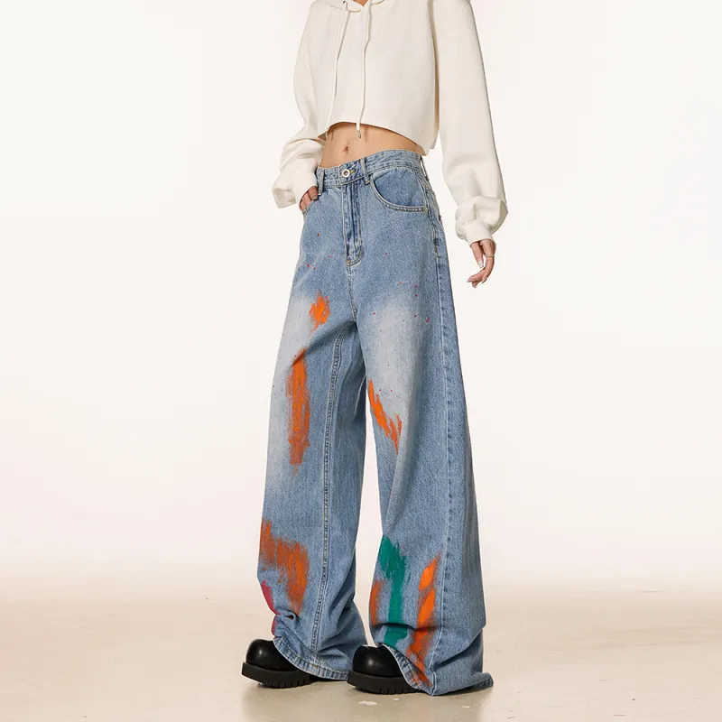 DARKCIRCLE Jeans Unisex Light Blue-2
