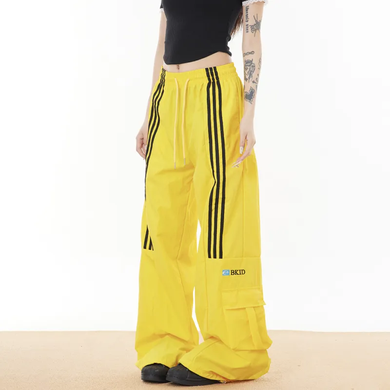 DARKCIRCLE Casual Pants Unisex Navy Blue-16