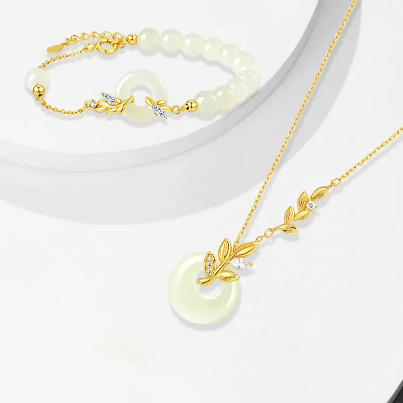 CANHUI Chalcedony Necklaces Women's-4