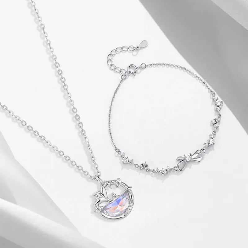 CANHUI S999 Fine Silver Necklaces Women's-3