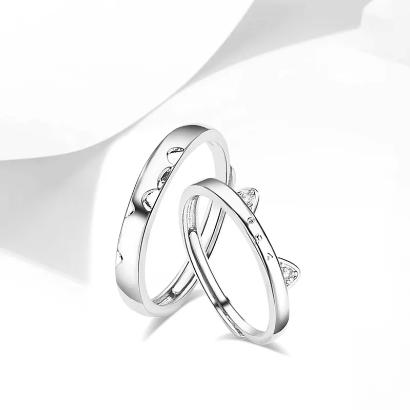 CANHUI S999 Fine Silver Rings Unisex-1