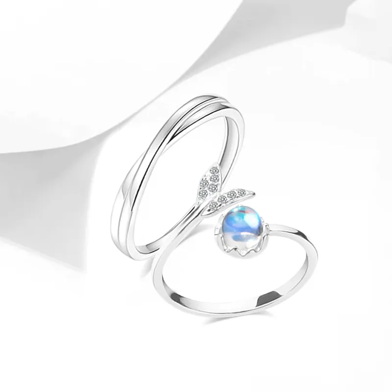 CANHUI Colored Glaze Rings Unisex-4