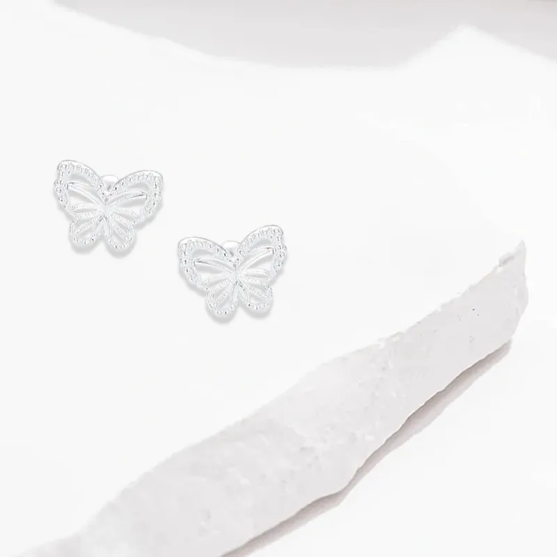 CANHUI S925 Silver Stud Earrings Women's-1