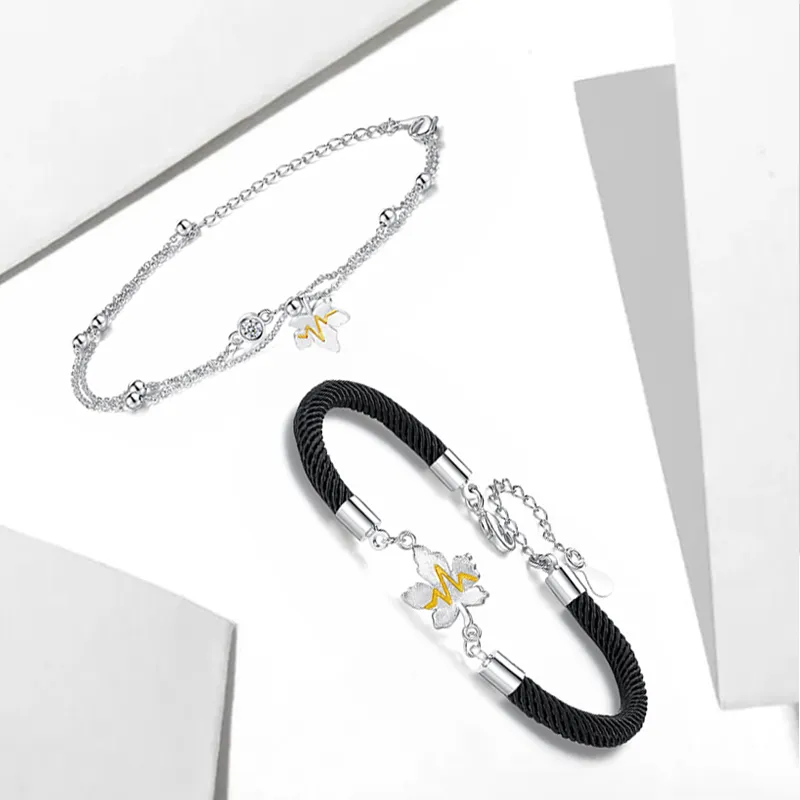 CANHUI Alloy Rope Bracelets Unisex-3