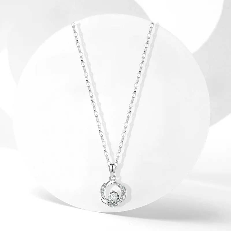 CANHUI S999 Fine Silver Necklaces Women's-2