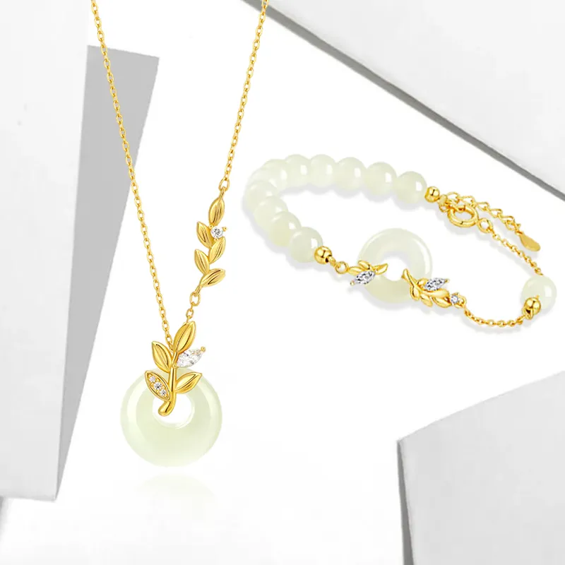 CANHUI Chalcedony Necklaces Women's-3