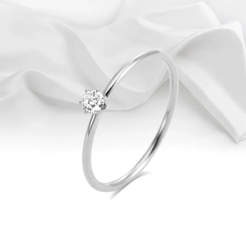 CANHUI Titanium Steel Rings Unisex-2