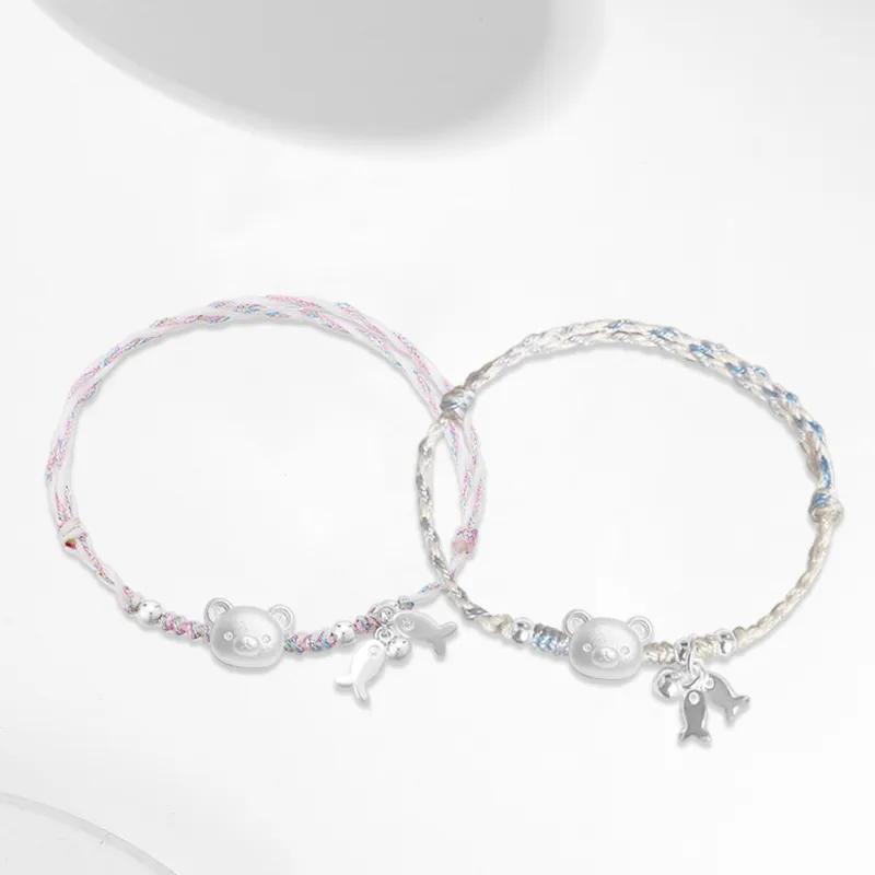 CANHUI Alloy Rope Bracelets Unisex-4