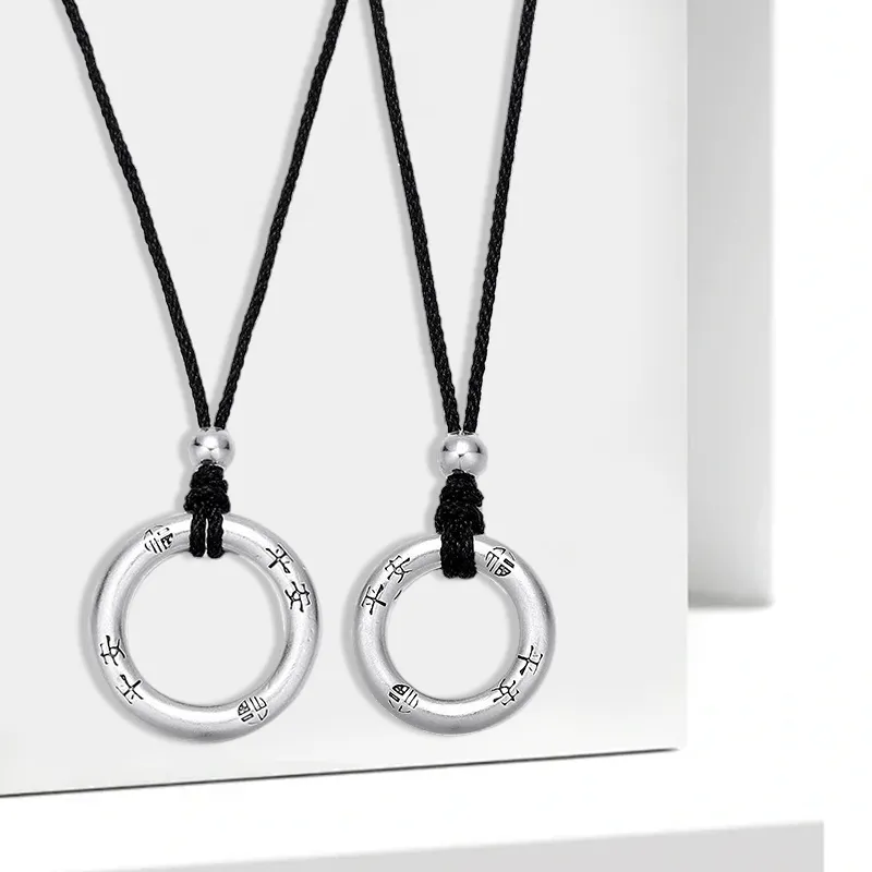 CANHUI S999 Fine Silver Necklaces Unisex-3